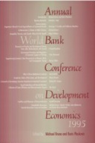 Cover of Annual World Bank Conference on Development Eco