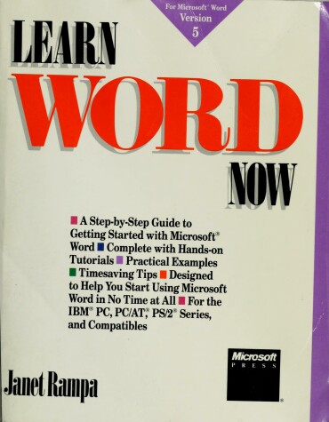 Book cover for Learn WORD Now