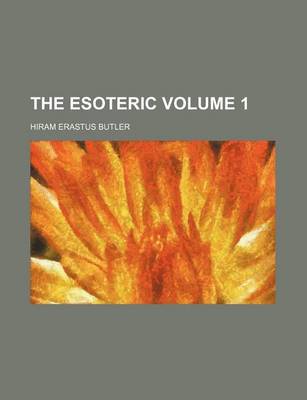 Book cover for The Esoteric Volume 1