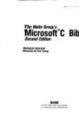 Cover of The Waite Group's Microsoft C Bible