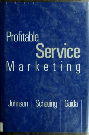 Cover of Profitable Service Marketing