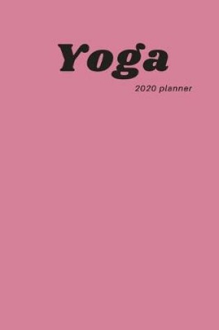 Cover of Yoga planner 2020