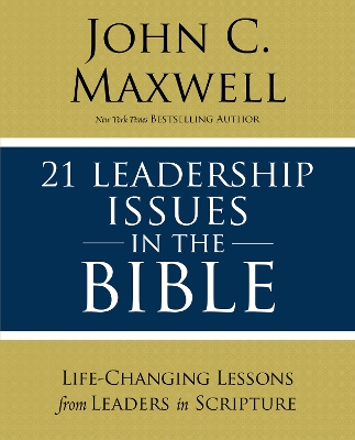 Book cover for 21 Leadership Issues in the Bible