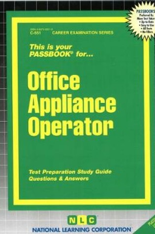 Cover of Office Appliance Operator