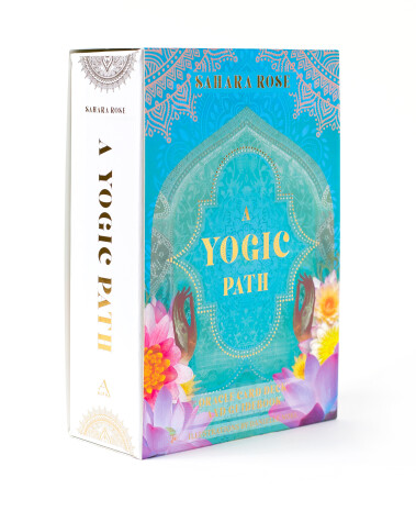 Book cover for A Yogic Path Oracle Deck and Guidebook (Keepsake Box Set)