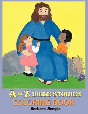 Book cover for A to Z Bible Stories Coloring Book