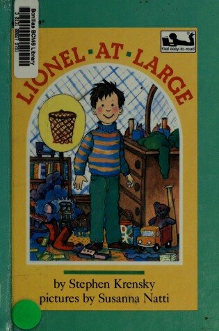 Cover of Krensky & Natti : Lionel at Large (Hbk)