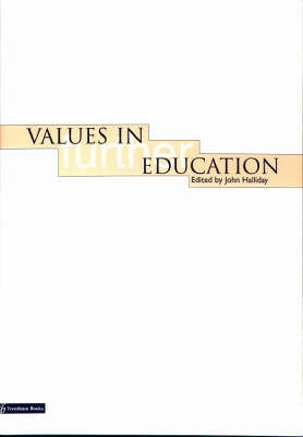 Book cover for Values in Further Education