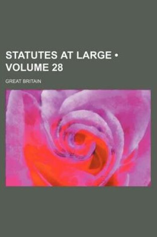 Cover of Statutes at Large (Volume 28)