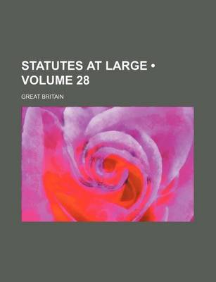 Book cover for Statutes at Large (Volume 28)