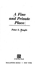 Book cover for A Fine & Private Place