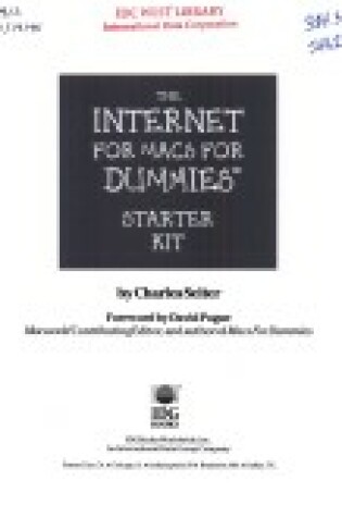 Cover of The Internet for Macs For Dummies Starter Kit