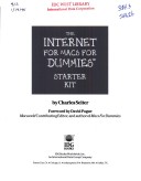 Book cover for The Internet for Macs For Dummies Starter Kit