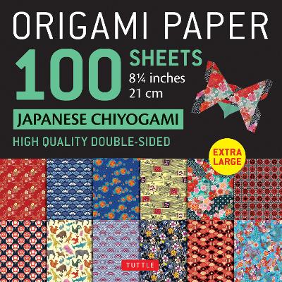 Book cover for Origami Paper 100 Sheets Japanese Chiyogami 8 1/4 (21 CM)