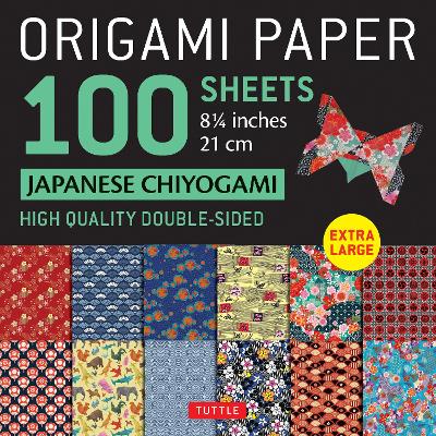 Book cover for Origami Paper 100 Sheets Japanese Chiyogami 8 1/4 (21 CM)