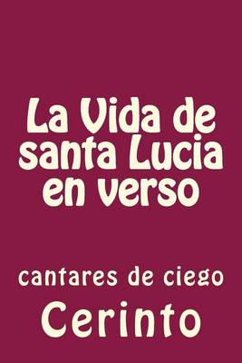 Book cover for La Vida de santa Lucia en verso