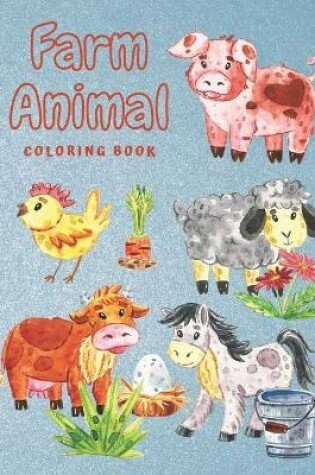 Cover of Farm Animal Coloring Book