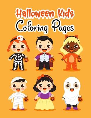 Book cover for Halloween Kids Coloring Pages