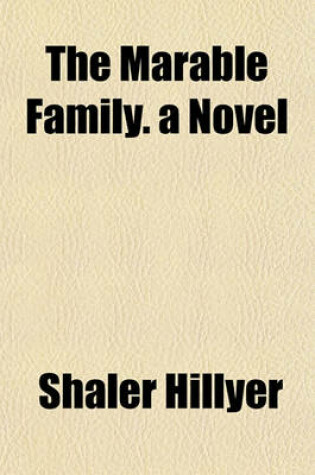 Cover of The Marable Family. a Novel