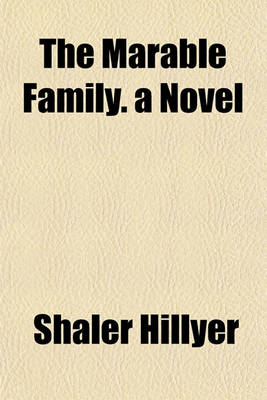 Book cover for The Marable Family. a Novel