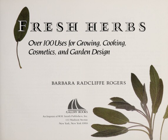 Book cover for Fresh Herbs