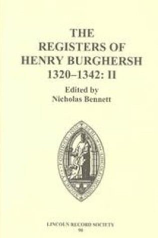 Cover of The Registers of Henry Burghersh 1320-1342