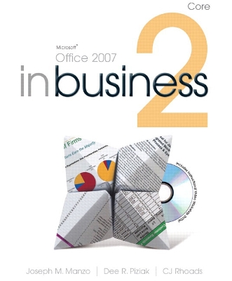 Book cover for Microsoft Office 2007 In Business Core