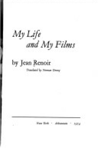 Cover of My Life and My Films