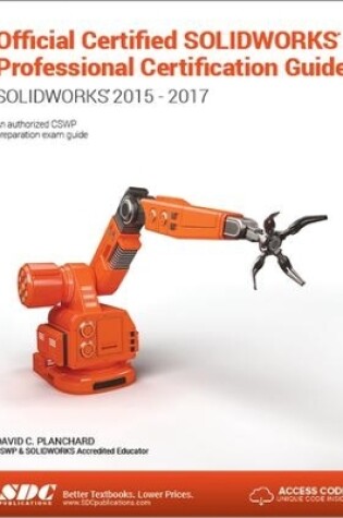 Cover of Official Certified SOLIDWORKS Professional Certification Guide with Video Instruction