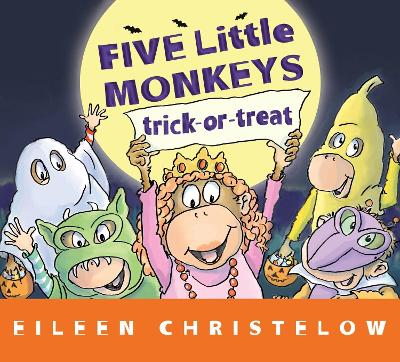 Book cover for Five Little Monkeys Trick-Or-Treat (Lap Board Book)