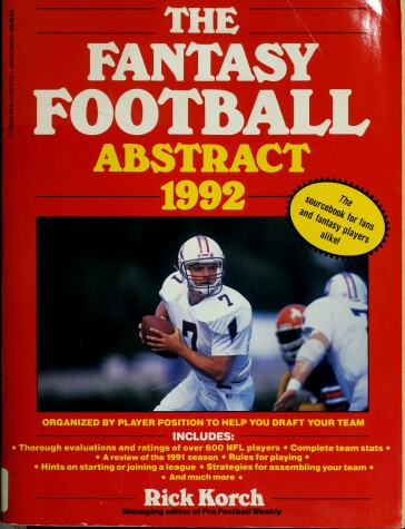 Book cover for Fantasy Football 1992