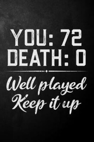 Cover of You 72 Death 0 Well Played Keep It Up