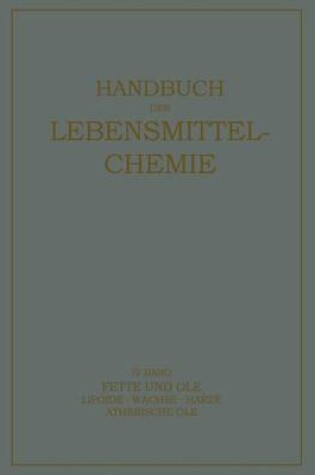 Cover of Fette und Öle