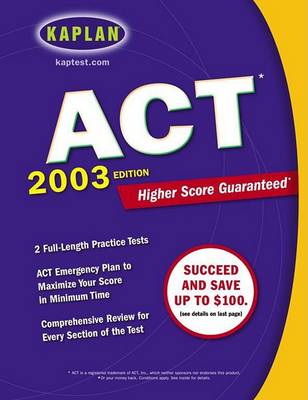 Book cover for Kaplan ACT