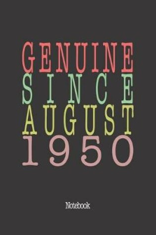 Cover of Genuine Since August 1950