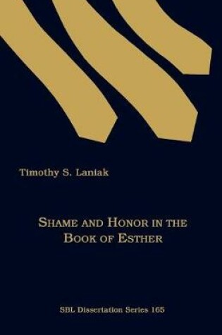 Cover of Shame and Honor in the Book of Esther