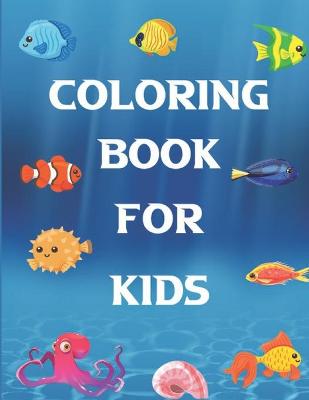 Book cover for Coloring book for kids