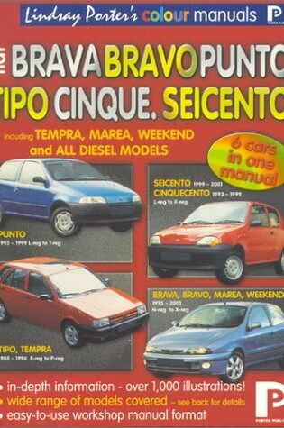 Cover of Fiat Brava, Bravo, Punto, Tipo, Cinque, Seicento Colour Workshop Manual
