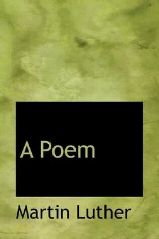 Cover of A Poem