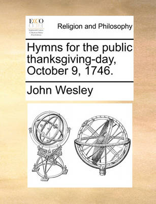 Book cover for Hymns for the Public Thanksgiving-Day, October 9, 1746.