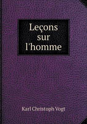 Book cover for Leçons sur l'homme