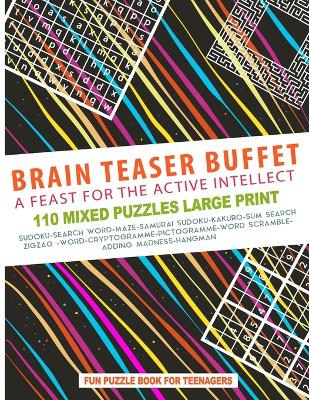 Book cover for Brain Teaser Buffet Puzzle For Teens