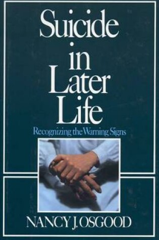 Cover of Suicide in Later Life