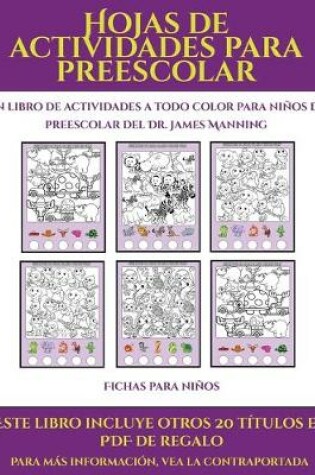 Cover of Fichas para niños (Hojas de actividades para preescolar)