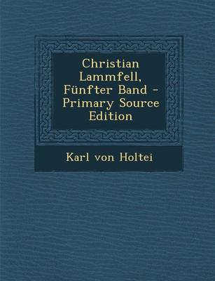 Book cover for Christian Lammfell, Funfter Band - Primary Source Edition