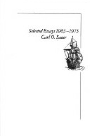 Cover of Selected Essays, 1962-75