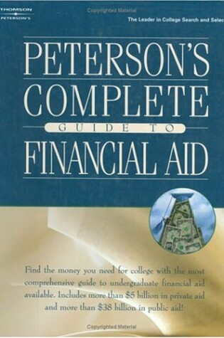 Cover of Peterson's Complete GD Financial Aid 1e