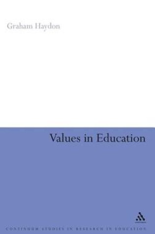 Cover of Values in Education