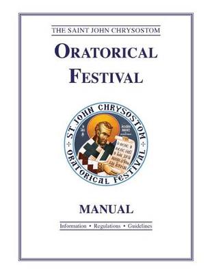 Book cover for St. John Chrysostom Oratorical Festival Manual