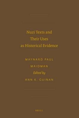 Book cover for Nuzi Texts and Their Uses as Historical Evidence